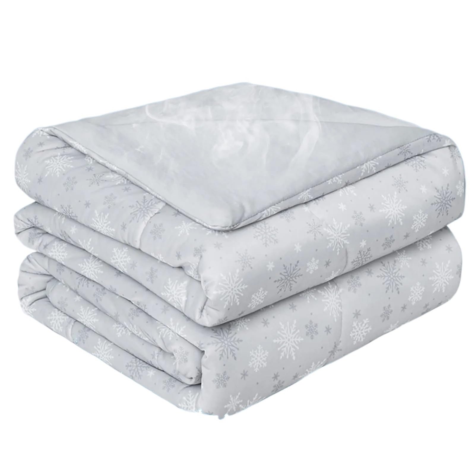 EBzvblxm Cooling Blanket for Summer, Cooling Blanket Gray Multiple Sizes Double Sided Lightweight For Hot Sleepers Night Sweats(108x90in)