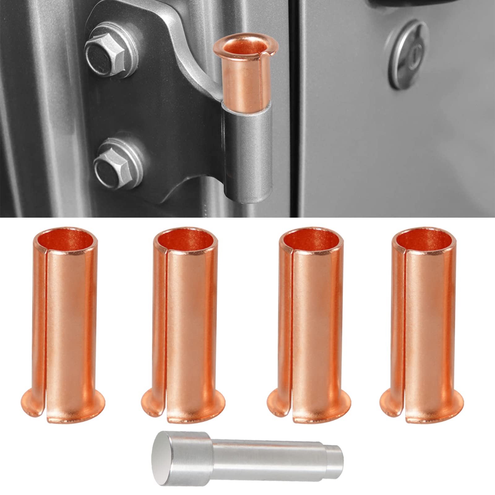 GSTP Door Hinge Pin Bushing Removal Tool Hinge Liners Compatible with Wrangler JK JKU JL JLU Gladiator JT 2007-2022 5PCS