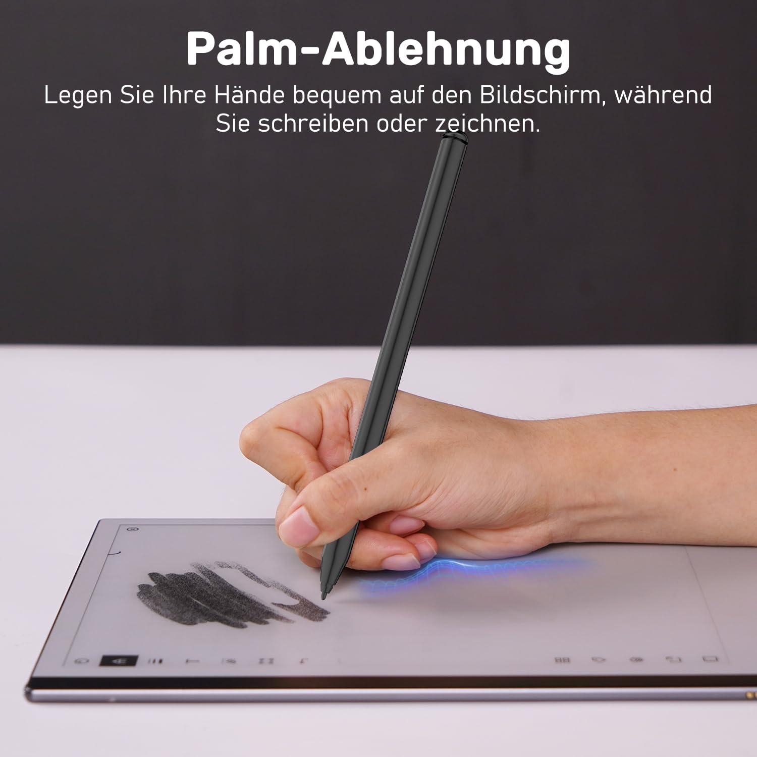 Stylus Pen für Remarkable 2 Stift, EMR Stift mit Radiergummi, 4096 Druckstufe, Handflächenabweisung, Magnetischer Adsorption, EMR Pencil geeignet für Kindle Scribe/Remarkable 2/1