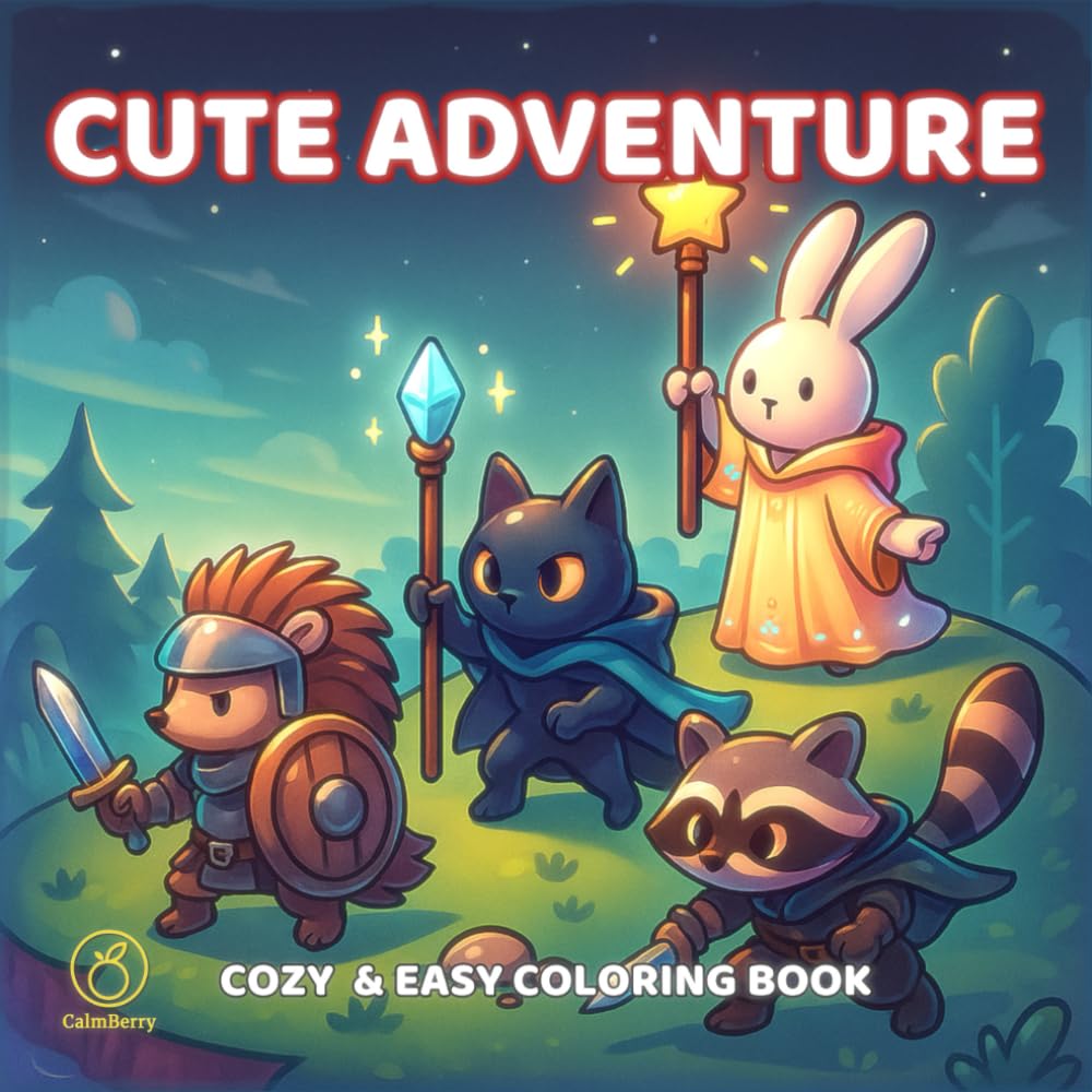 Cute Adventure: Featuring Adorable Animal Heroes in Whimsical Fantasy Quests with Magic, Dungeons, and Charming Scenes