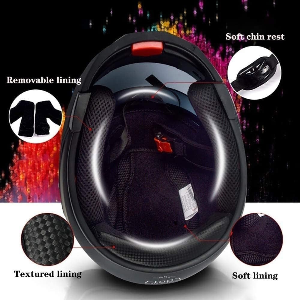 Casco Moto Integrale Con Visiere E Multi-ventilazione, Adatto For Motociclette, Casco Da Corsa For Bici Da Strada, For Uomo E Donna, Omologato DOT/ECE