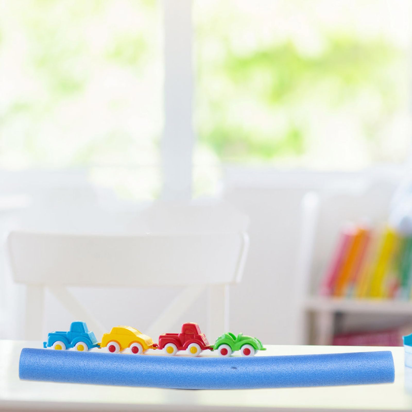 Toddmomy Bastoni in Spugna Leggeri per Giochi All'aperto, Bastoni da Staffetta per Bambini