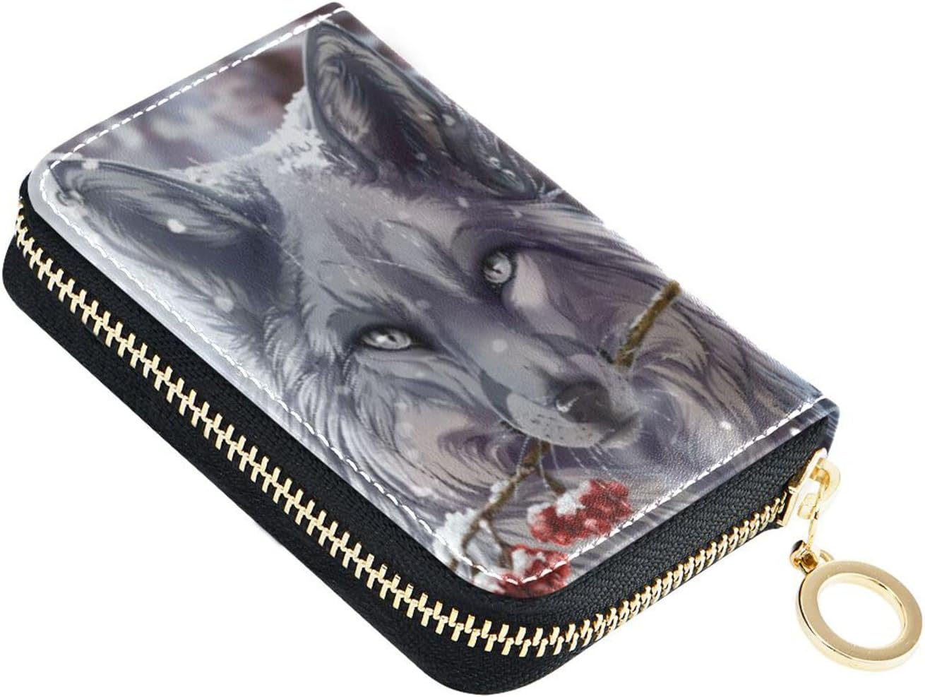 Rfid Wallets Accordion Credit Card Holder Wolf RFID Credit Card