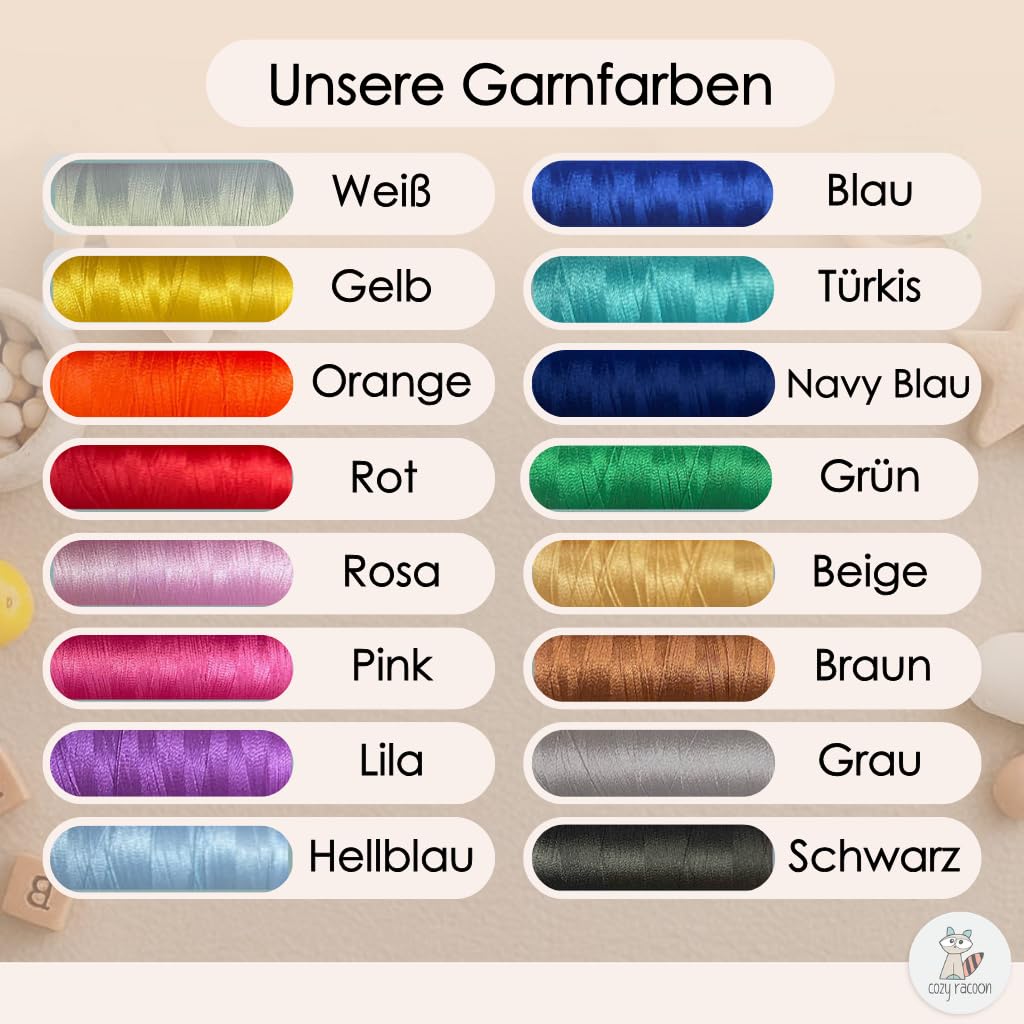 cozy racoon Babydecke Bestickt mit Namen und Geburtsdatum | Weiche Kuscheldecke für Baby Jungen und Mädchen I Personalisiertes Geschenk zur Taufe, Geburt oder als Erstausstattung I Rosa Decke mit Bär