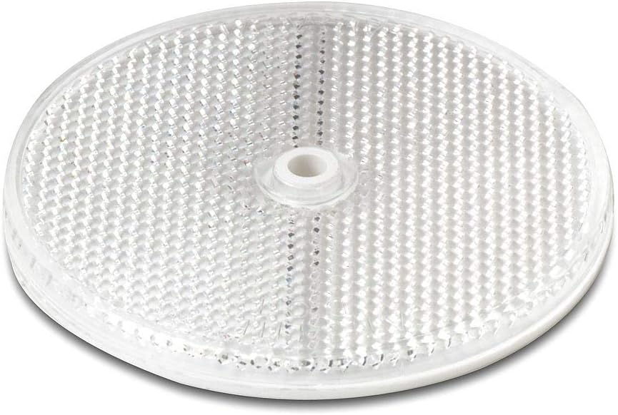 Silver Reflector, Plastic, For Use With Polarized Photoelectric Sensors - E51KR84, 2 packs