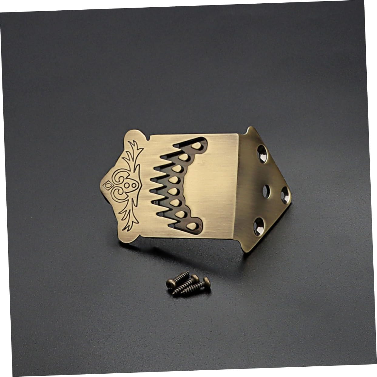 TOYANDONA 3stücke Mandolinen Tailpiece Aus Metall Mit Dekorativem Federdesign Saitiger Saitenhalter Für Mandoline Langlebig Und Stabil Perfektes Zubehör Für Musiker Und