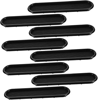 DOITOOL 8pcs Air Vent Covers Mesh Grille Plastic Wardrobe Shoe Cabinet Ventilation Grill Breathable for Home Storage