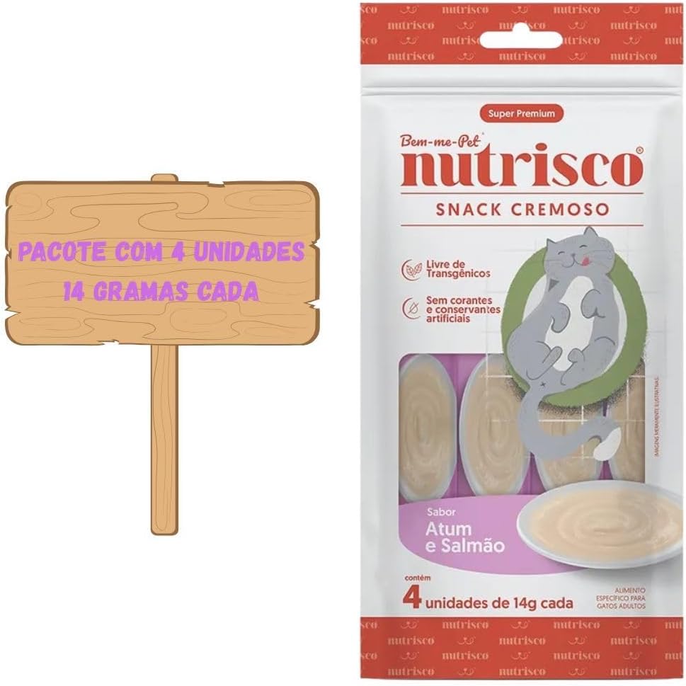 SNACK CREMOSO NUTRISCO 56G ATUM E SALMAO
