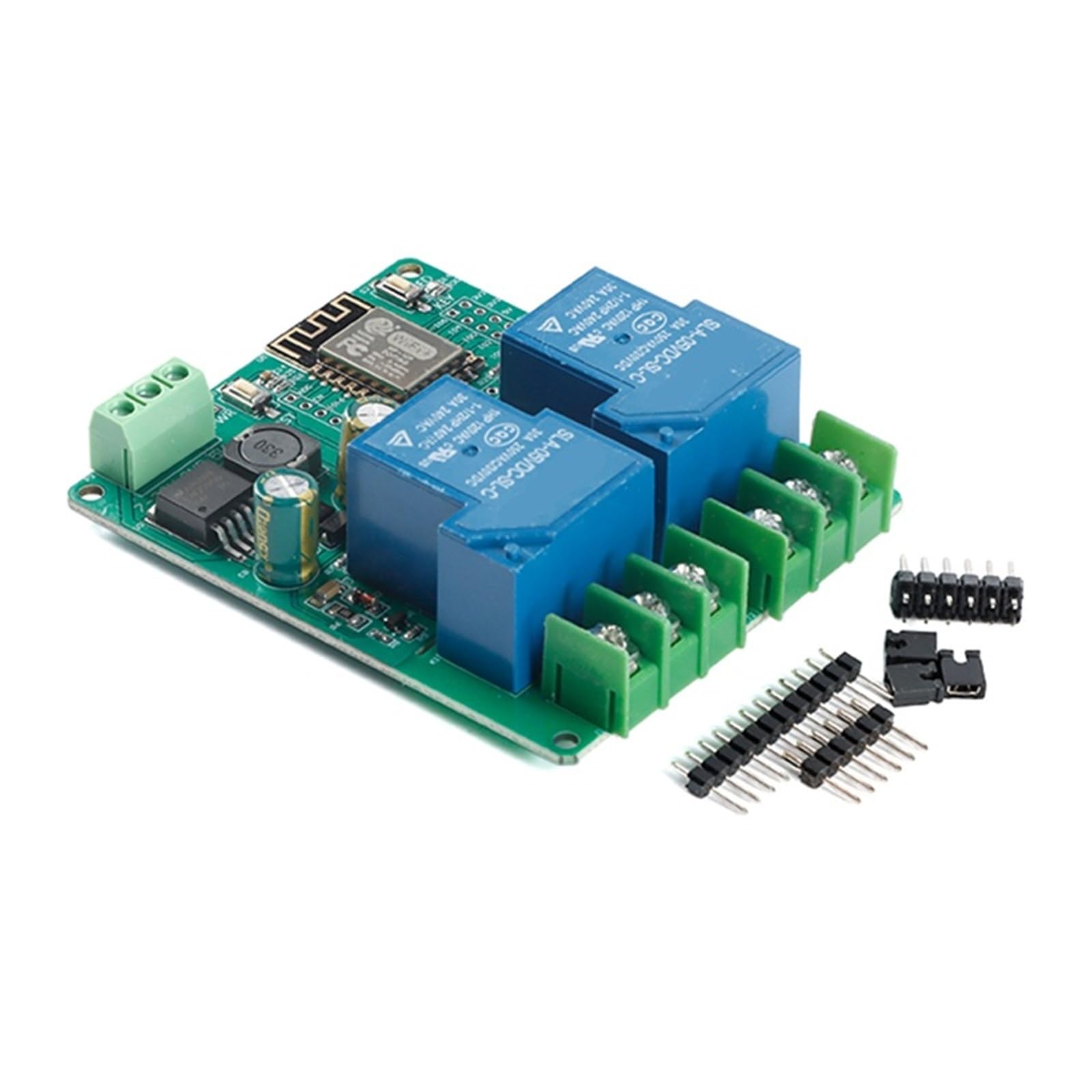 Carte ESP8266 double relais 30A à isolation optique et tension large - 7