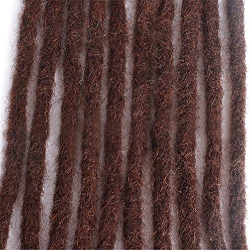 Extensions dreadlocks cheveux humains contre les irritations mèches noires