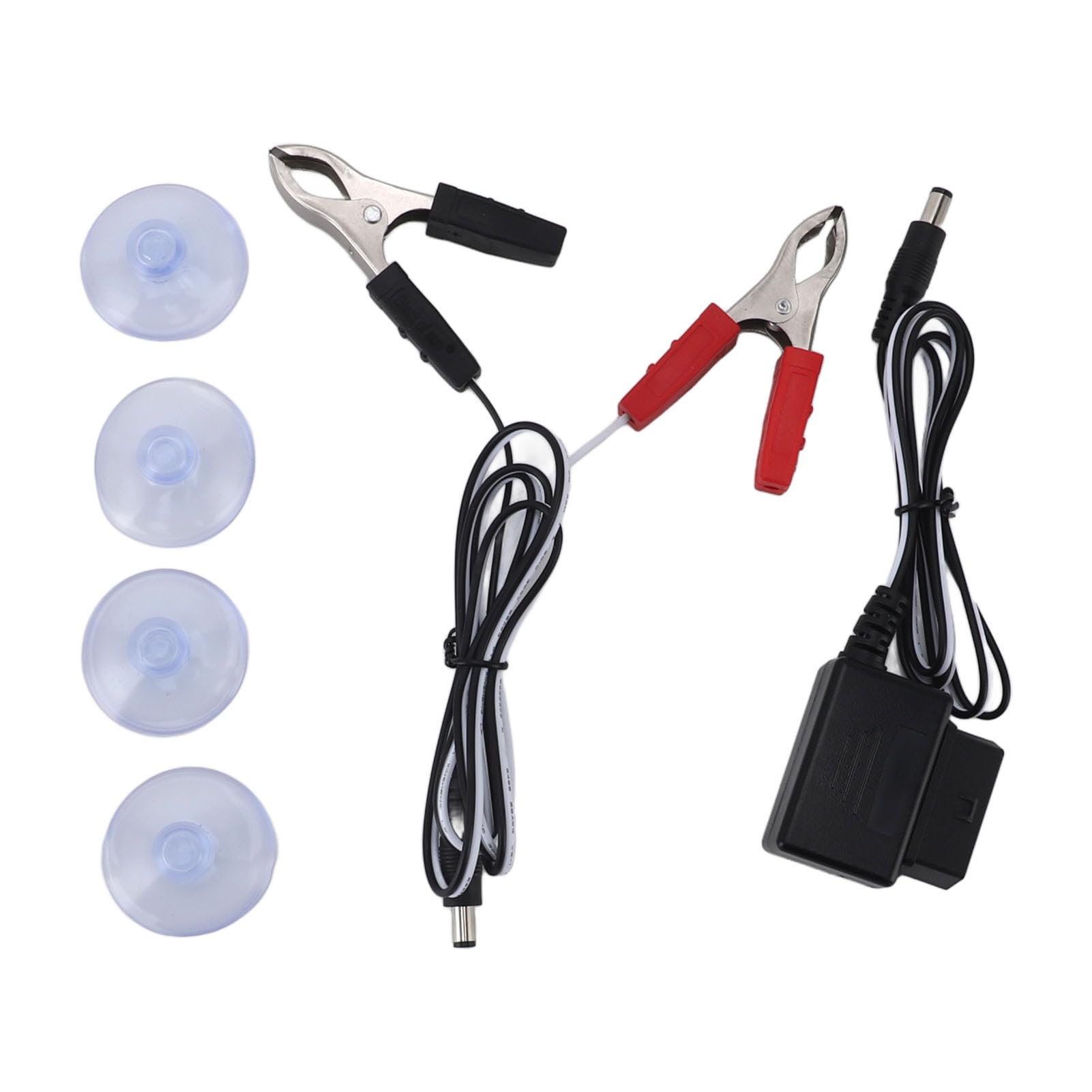 30W Solar Batterie Ladegerät Betreuer DC18V Tragbares Solarpanel -Lade -Kit mit OBD -Ladegerät Red Black Battery Clip für Boots -Wohnmobilanhänger