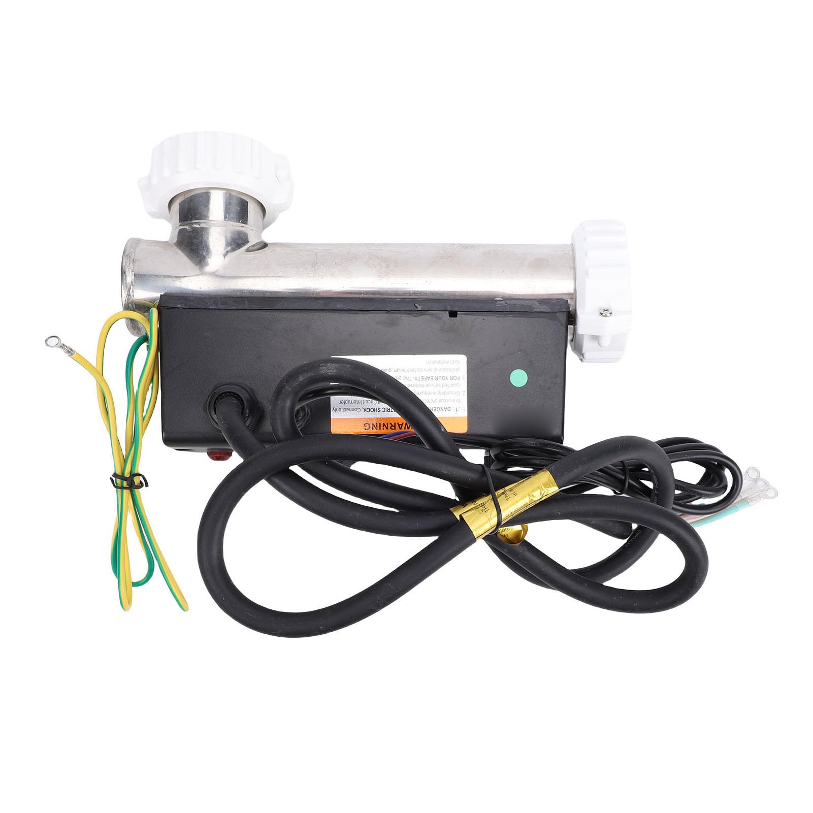 Sonew 3KW Wanna z Hydromasażem Termostat Grzejnik Regulator Temperatury Ogrzewania do Przenośnego Basenu Wanna SPA 1280L pojemność Stal Nierdzewna IPX5