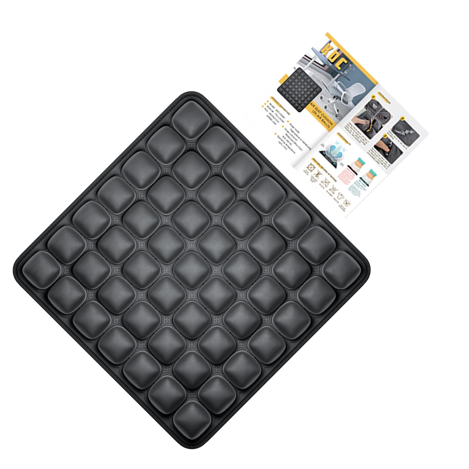 Cojín de silla inflable para oficina y largas jornadas de estudio