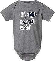 Vista 2 de Penn State - Enredadera de fútbol con licencia oficial para bebés