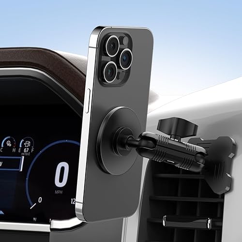 Kaishengyuan Soporte magnético para teléfono compatible con Toyota Tacoma 2012 2013 2014 2015, soporte de metal para teléfono celular de 2
