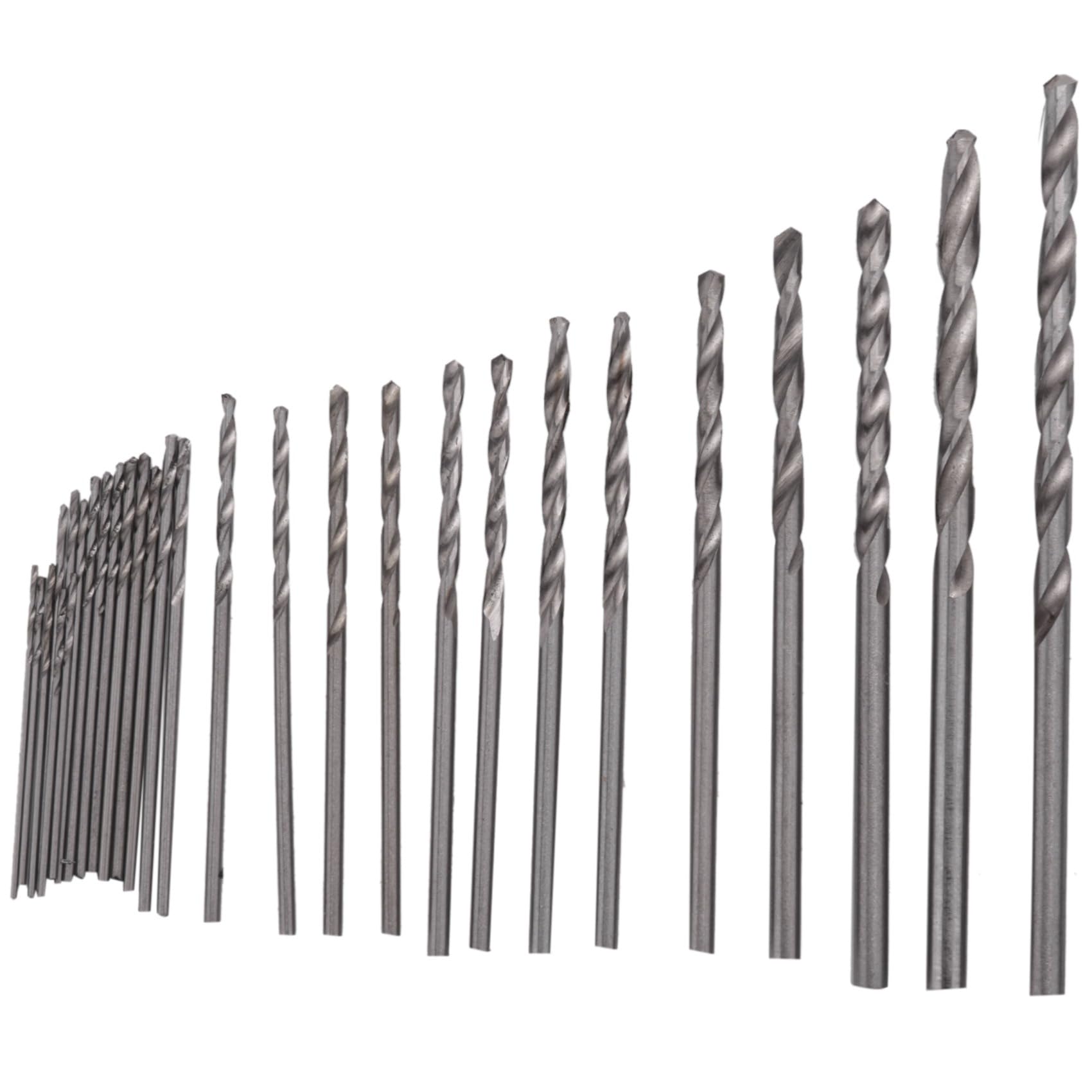 Juego de Brocas para Taladro Manual, 620 Piezas, Juego de Brocas de Precisión con Tornillo de Banco, Brocas Micro-Mini para Metal y Madera, Trabajos Manuales Delicados