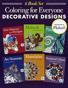 Hardcover COLORING FOR EVERYONE DECORATIVE DESIGNS Book