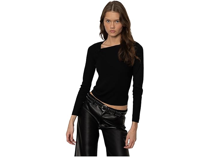Long Sleeve Shoulder Twist Top - Image 3