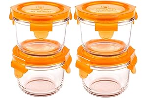 Colorful and Convenient Wean Green Baby Food Storage Bowls
