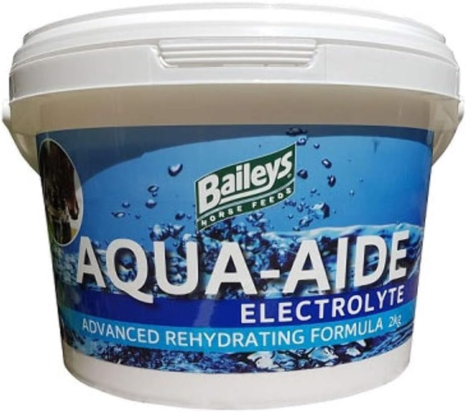 Baileys Aqua-Aide Electrolyte for Horses 2kg – Palatable Powder to Replace Salts Lost Through Sweating and Support Hydration