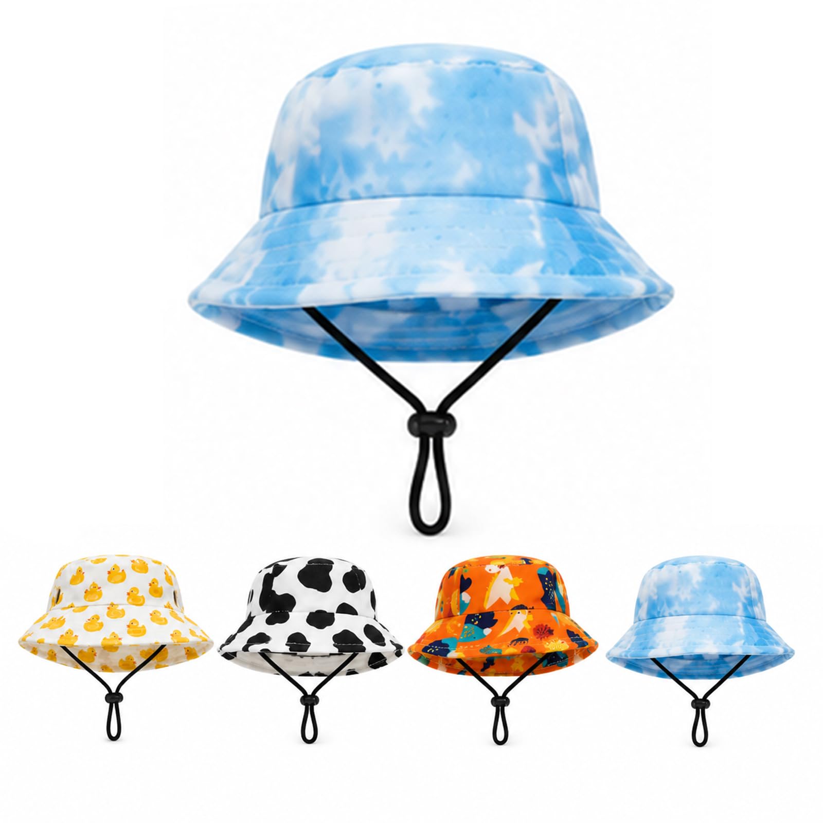 Dog Bucket Hat with Ear Holes, Pup Bucket Hat