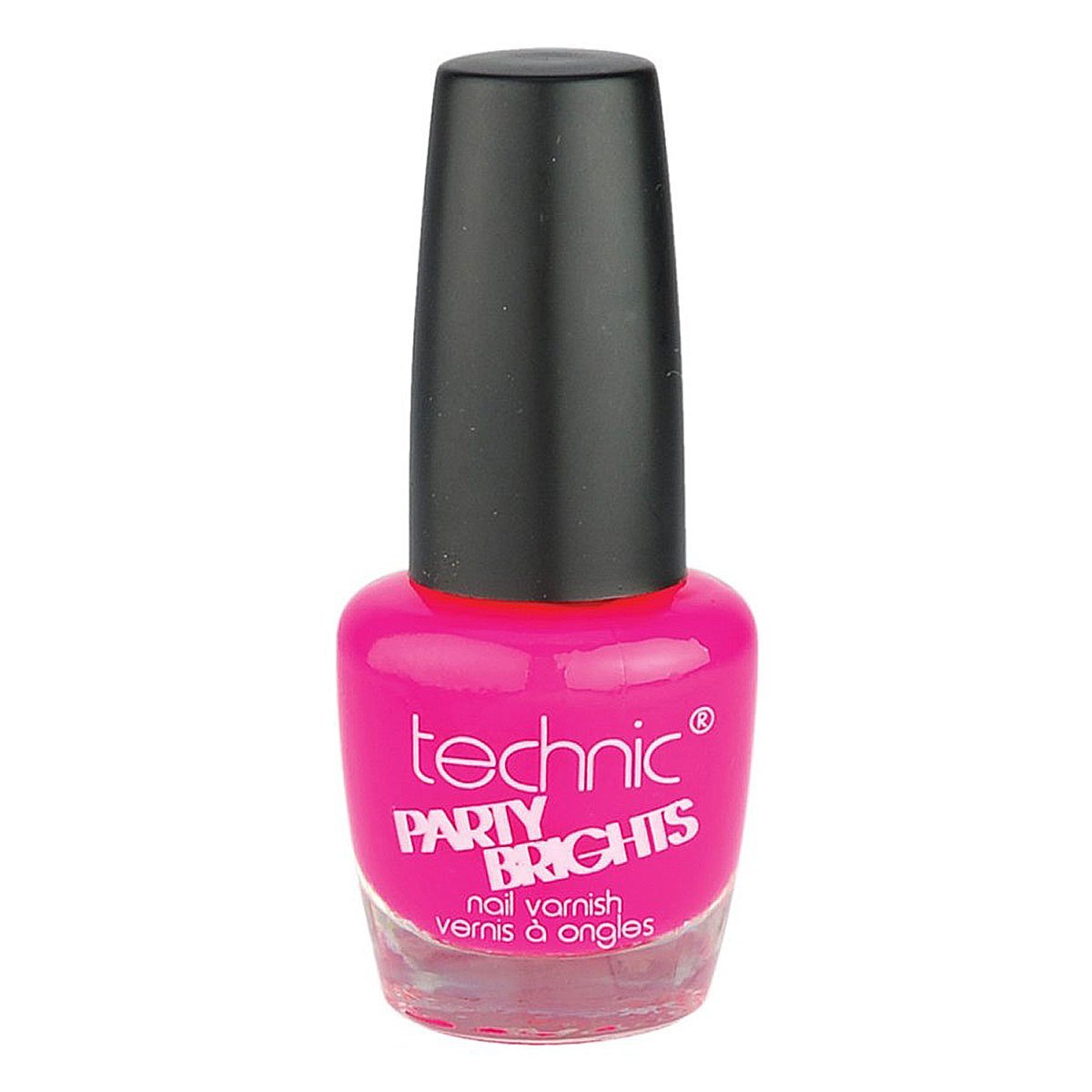 Technic Party Brights Nail Varnish / Polish 12ml-Flamingo