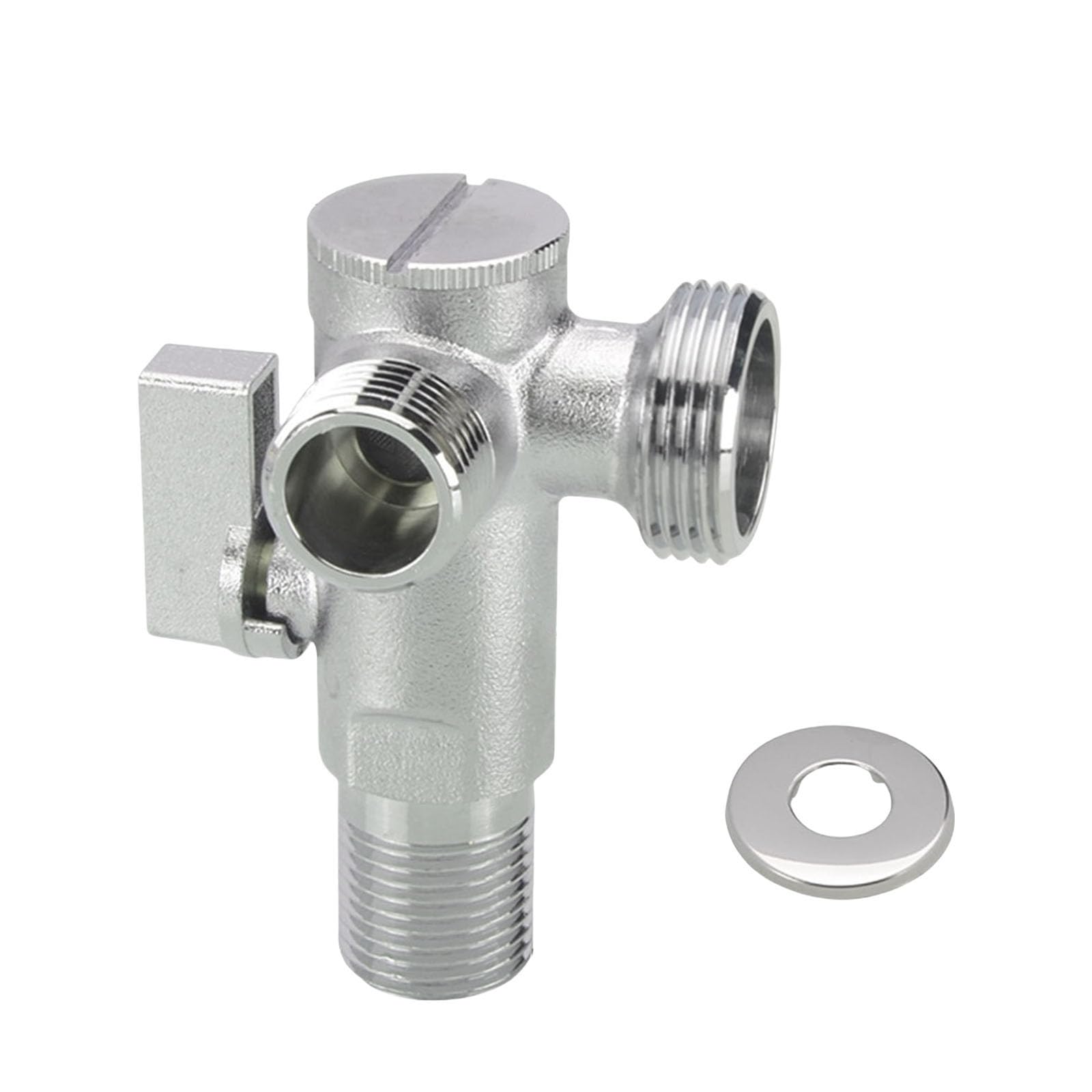 Msioytog 4 Points To 6 Points Toilet Dedicated Angles Valves With Filter Screen Large Flows Water Stop Valves Switches Bathroom Hardware Enduring Bathroom Thicken Hardware Accessorie