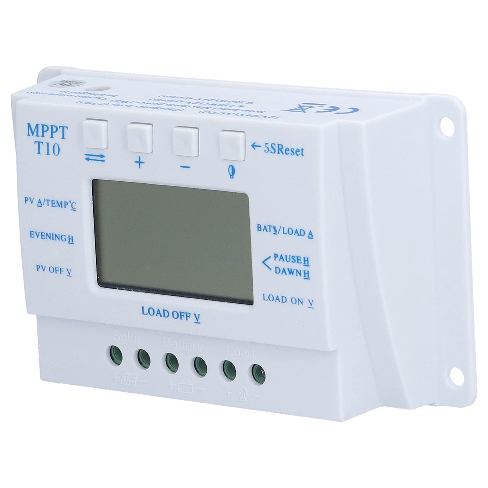 Hyuduo Contrôleur de Charge Solaire MPPT avec écran LCD, 12V/24V Auto