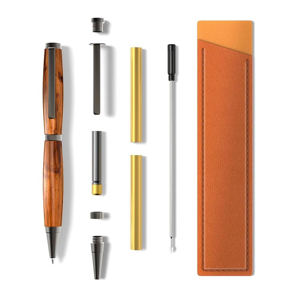 Stifte-Sets zum Drechseln, 10er-Pack, Kugelschreiber, Craft Slimline Rollerball, Drechselzubehör