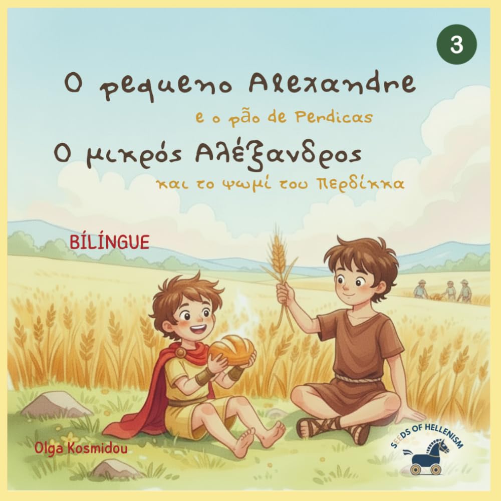O pequeno Alexandre e o pão de Pérdicas: Uma biofiaba ilustrada bilíngue (grego–português) inspirada na infância de Alexandre o Grande (O Pequeno ... na infância de Alexandre, o Grande.)