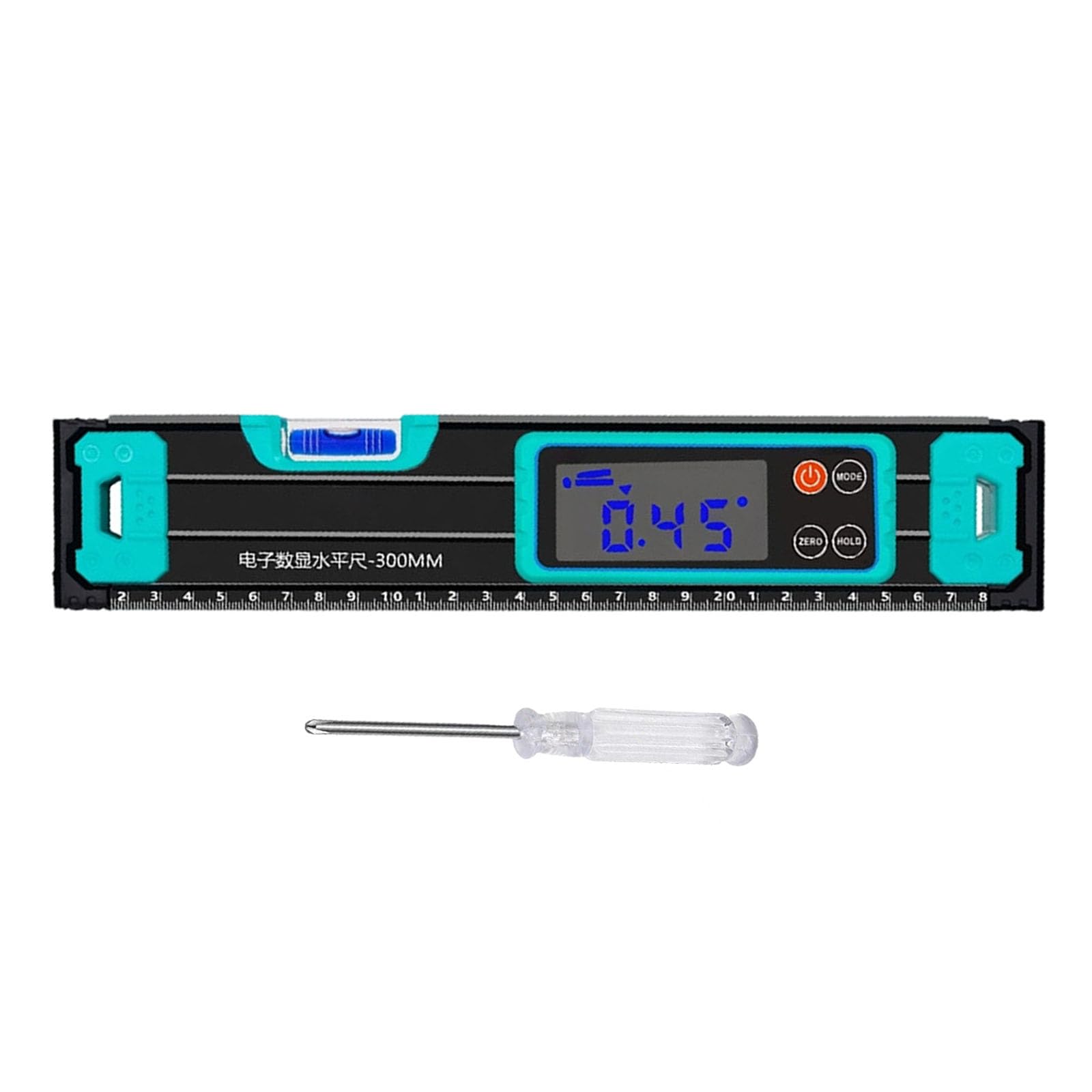 Oxxggkao 300Mm Digital Levels Ruler High Precisions Electronic Levels Bubble Inclinometer Angles Measuring Ruler Digital Protractors Angles Finders