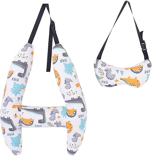 Forma de H Soporte para la cabeza del coche para niños, almohada de viaje para niños, almohada de viaje para dormir en el automóvil almohadas para