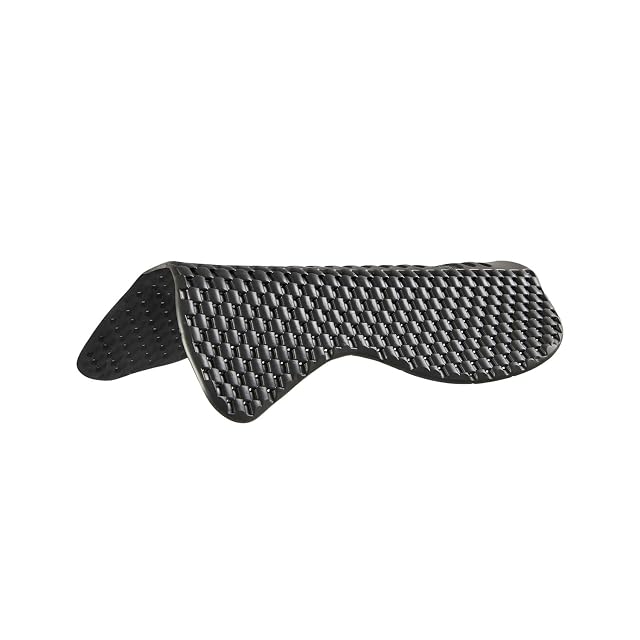 Acavallo Piuma Air-Release Featherlight Pad - Negro - Sillín - Almohadilla para Caballo - Impermeable