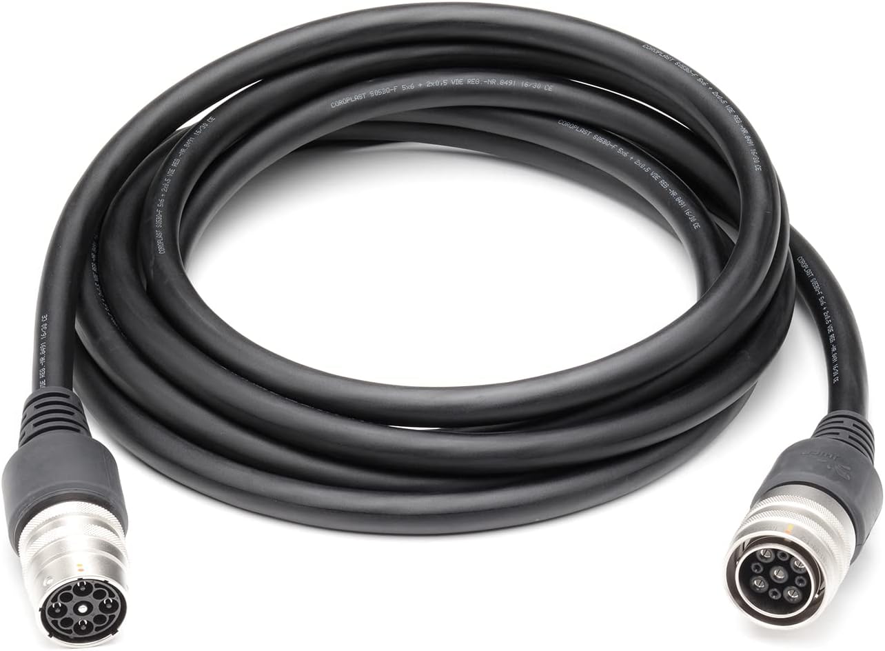 Juice Connector, Extensión de 5 Metros para el Juice Booster 3 Air Mobile Wallbox, Cable de Carga para Coche Eléctrico Tipo 2, Fácil de Usar, Conexión Espalda con Espalda, Resistente y Ligero