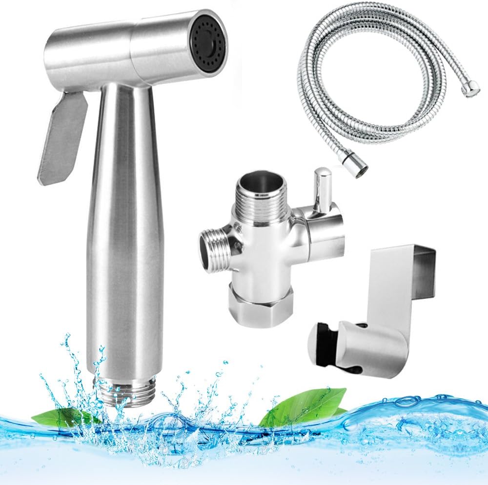 Handheld Bidet Toilet Sprayer (red)
