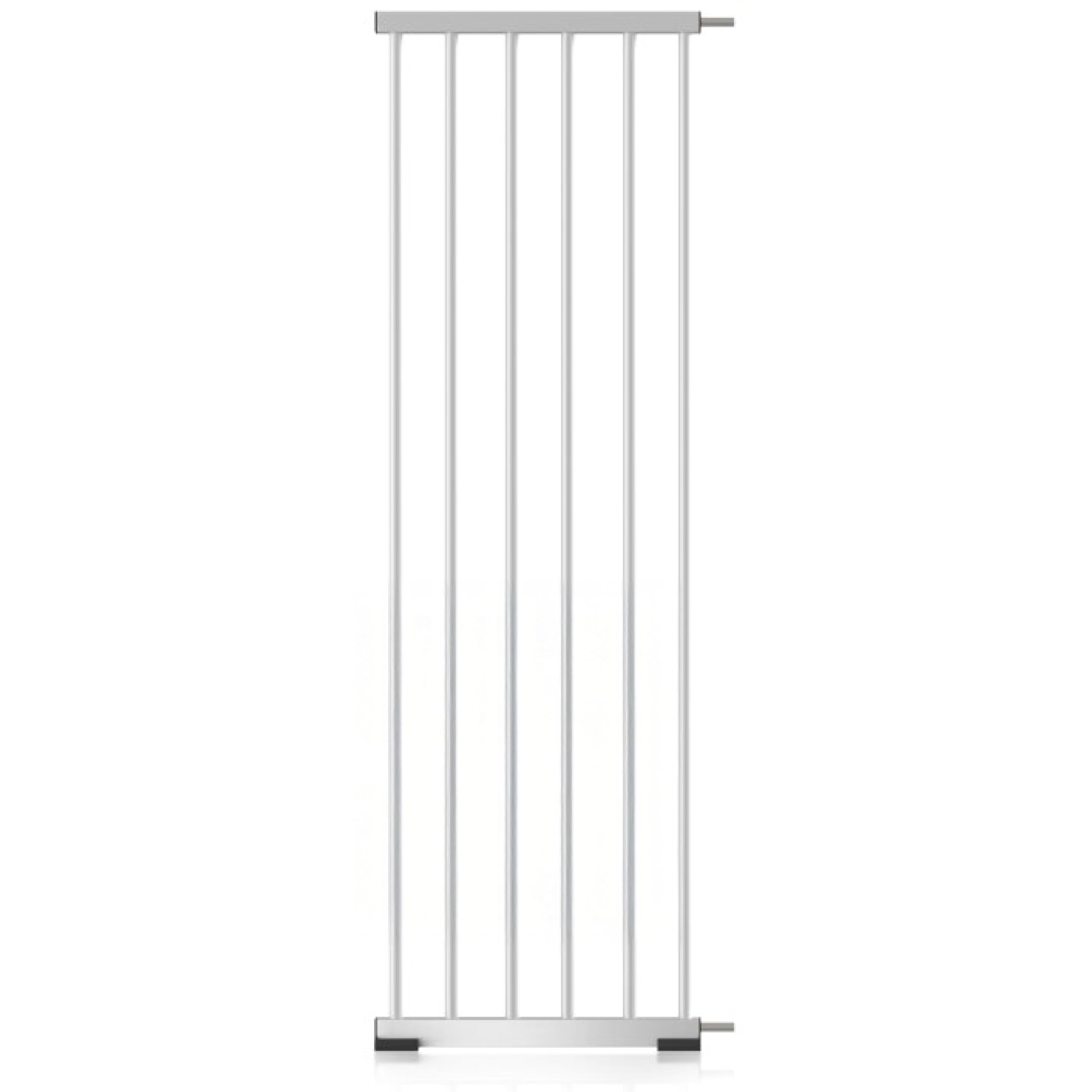 Verlängerung für Treppenschutzgitter Bomi, Breite 40 cm | Erweiterung für Türschutzgitter ohne Bohren, Tiergitter, Absperrgitter | schnelle Anbringung an das Baby Schutzgitter, Metall Weiß