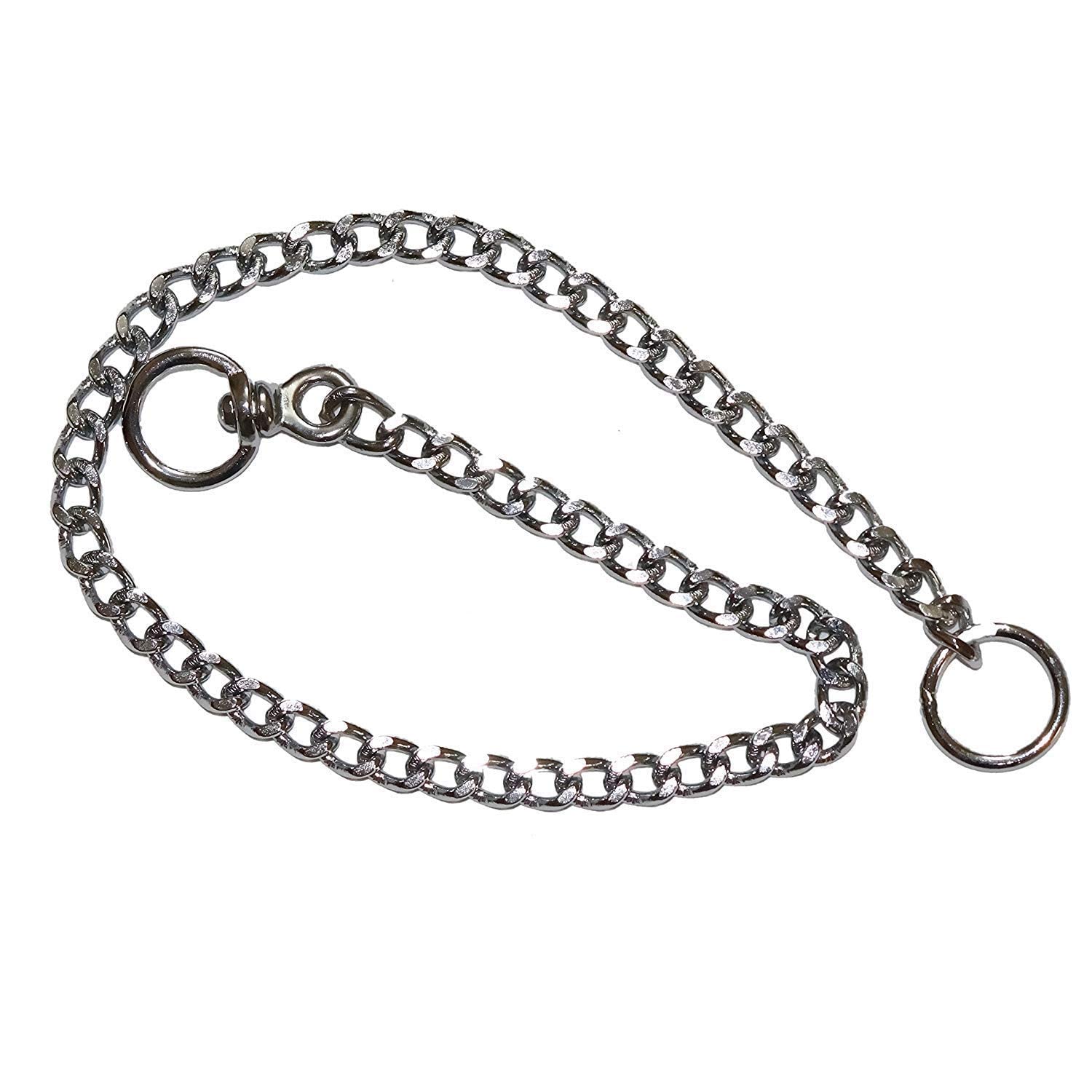 RvPaws Heavy Duty Diamond Cut Chrome Plated Dog Choke Chain Training Collar with Swivel (X-Large Size, Length 30 INCH Adult) (B09NSW8Y7W) Amazon Price History, Amazon Price Tracker