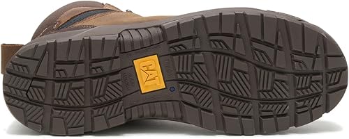 Miniatura 5 de Cat Footwear Botas de construcción impermeables Accomplice con punta de acero para hombre, Marrón real , 8 ancho