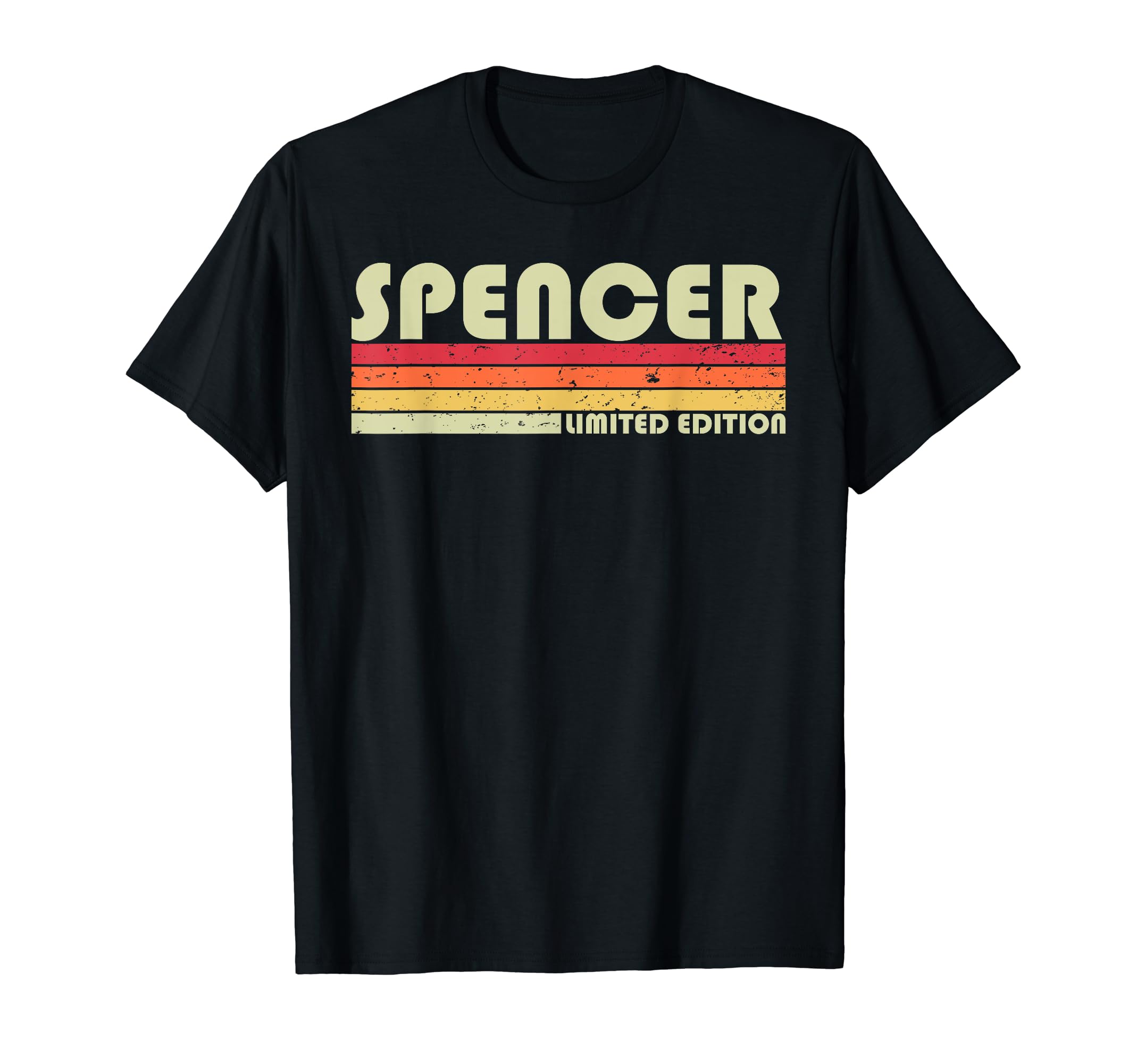 Customized Last Name Gifts Family Christmas TeamSPENCER Surname Funny Retro Vintage 80s 90s Birthday Reunion T-Shirt