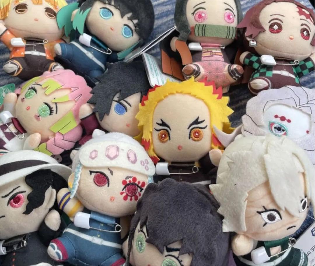 Amazon.co.jp: 鬼 滅 くっつきぬいぐるみバッジ 12個セット