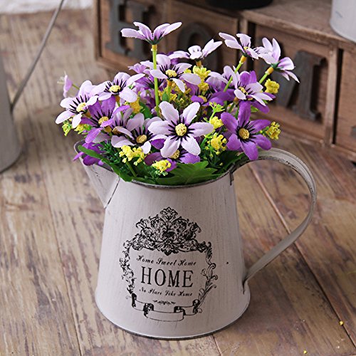 Watering Honey Antique French Style Country Rustic Primitive Jug Vase Metal Pitcher Flower Vase For Wedding Party Decoration #TOP2