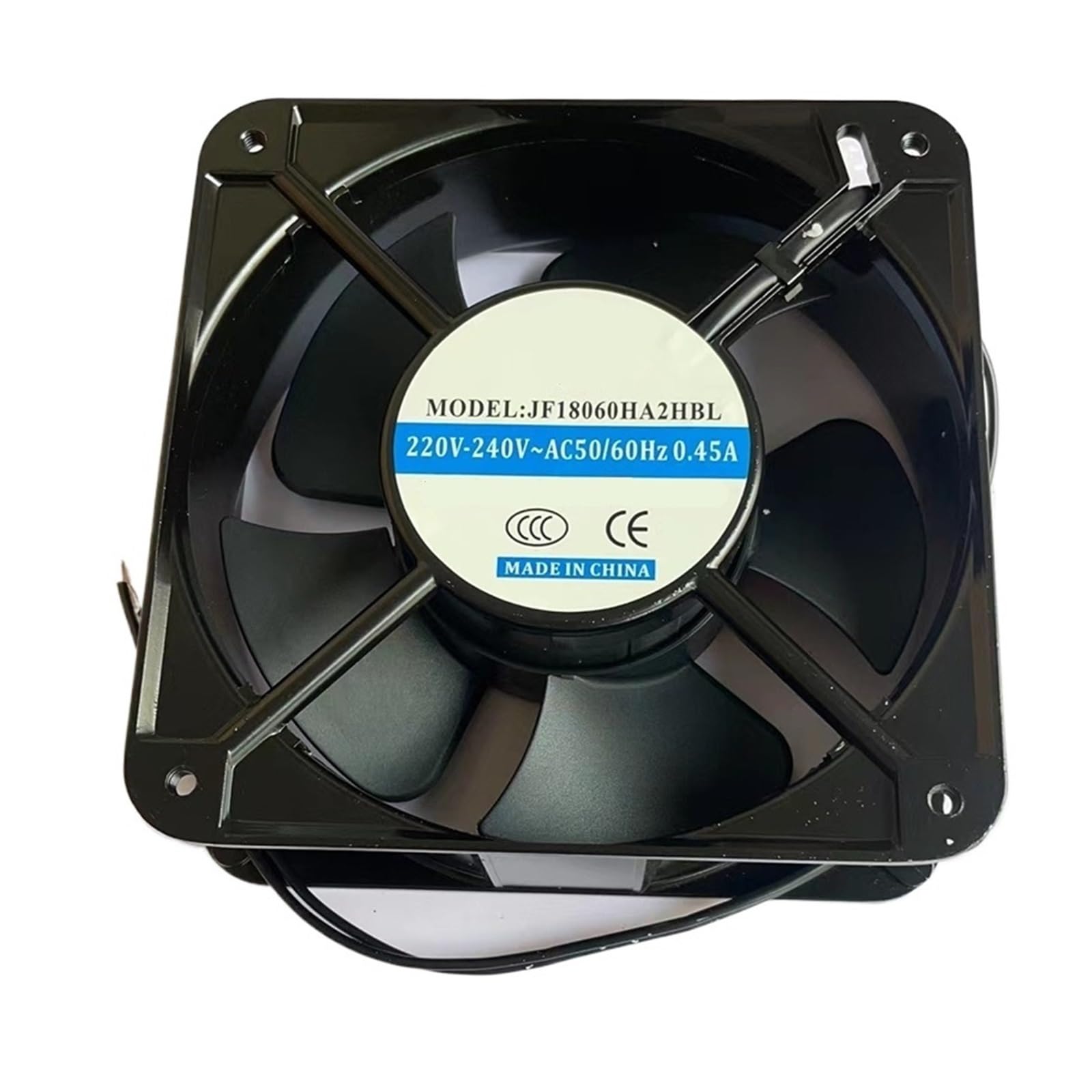 YUSKICCNE JF18060HA2HBL 220V 0.45A 18Cm Cooling Fan