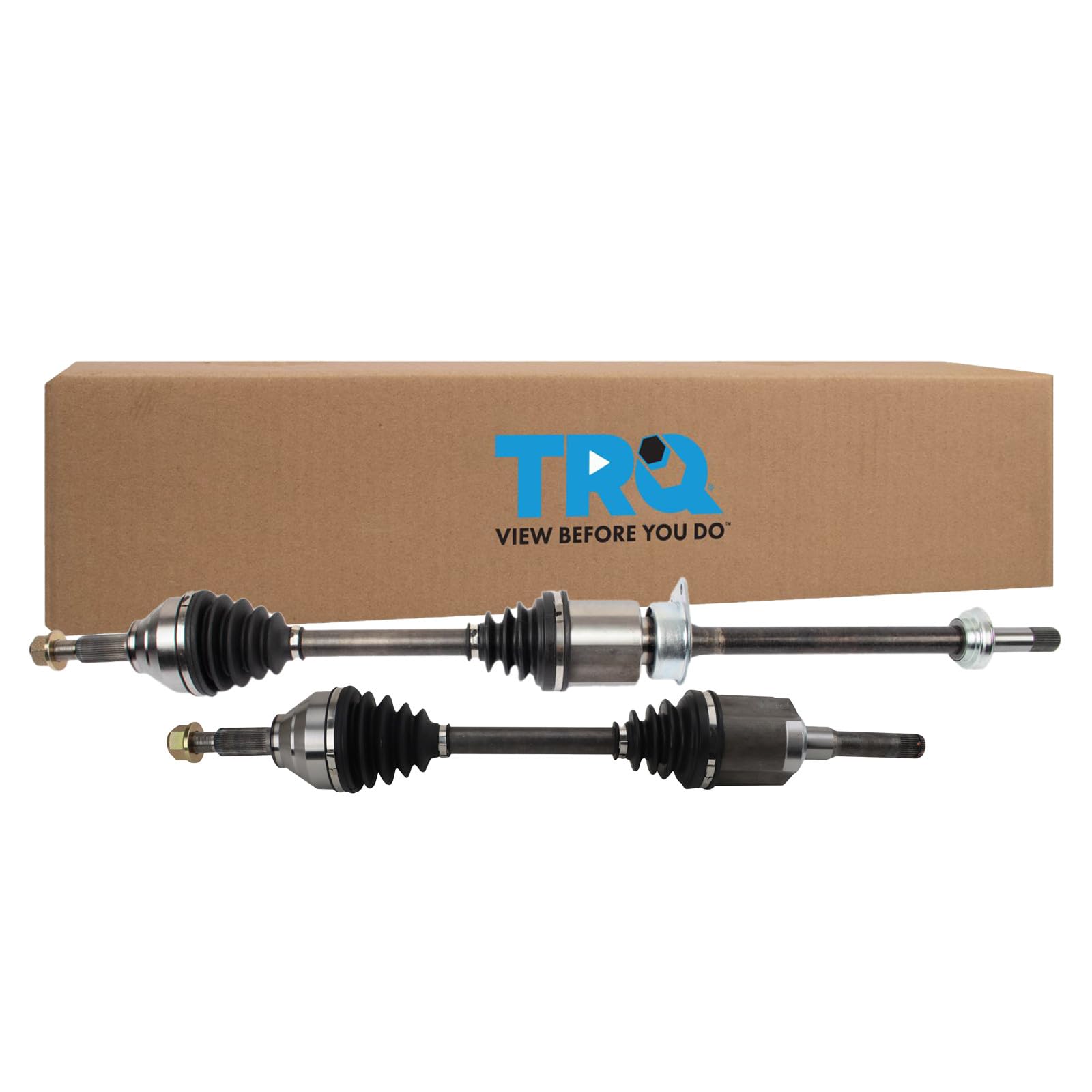 TRQ Front Driver and Passenger Side CV Axle Assembly Set 2 Piece