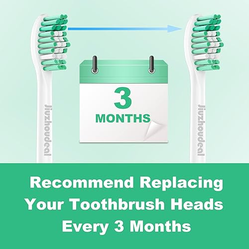 Miniatura 5 de Cabezales de cepillo de dientes de repuesto para Philips Sonicare Serie E, compatibles con Sonicare Essence, Elite, Advance, CleanCare HX7022/66, 6