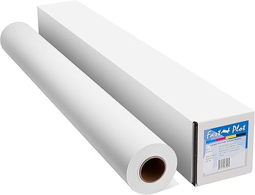FastPlot Banner de vinilo para exteriores, impermeable, 15 mil 14.11 oz, rollo de 24 pulgadas x 60 pies, núcleo de 2 pulgadas
