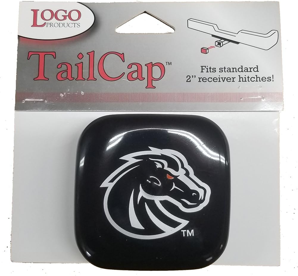 Boise State Broncos Vinyl Hitch Receiver Cap - Black