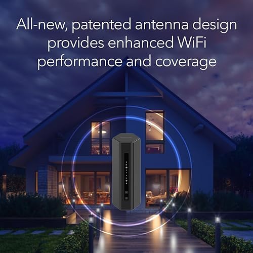 Miniatura 6 de NETGEAR Router WiFi 7 de doble banda Nighthawk (RS200) - Características de seguridad, velocidad inalámbrica BE6500 (hasta 6.5Gbps) - Cubre hasta