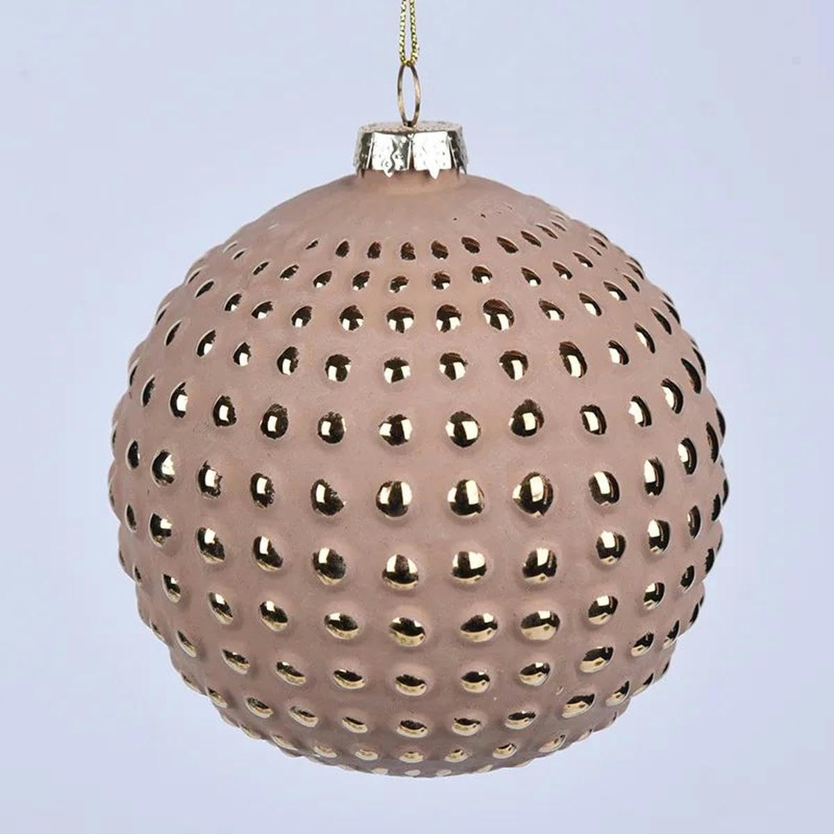 4 Piezas de Adornos de Bolas de Navidad Retro, Bolas de Cristal, Decoraciones para árboles de Navidad de Año Nuevo, Bola de Cristal, 3-8cm
