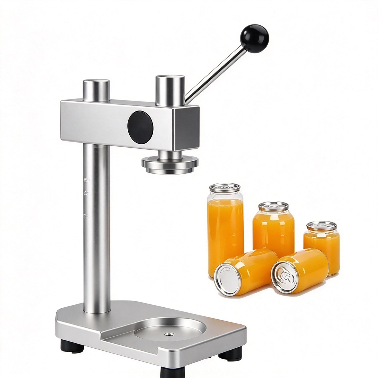 DosenverschließMaschine, Manuelle VerschließMaschine Aus Aluminium White