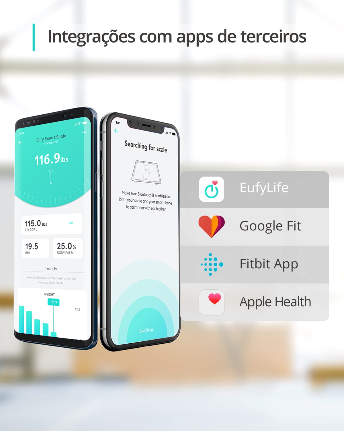 eufy Smart Scale C1 Waga do Analizy Ciała, Biały